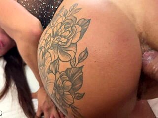 Deep Anal Creampie With Brazilian Latina's Big Ass And Clit