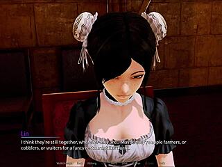 Hey, harem hotel episode 49 unfolds in steamy hotel game action.