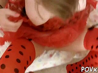 Can this delightsome floozy get even nastier during rough sex?