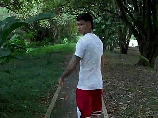 Stranger Fucks Naty Delgado in Public with Big Cock Blowjob and Cunilingus Leading to Cum in Mouth on Street