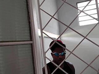 Novinho tarado spies on Tiffany Montavani! He shoves his bbc penis and wrecks her wet vagina!