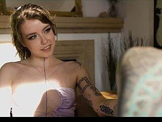 Anal gaping tattooed goth teen 18+ uses squirt toys for prolapse and atogm with eden ivy in punk style