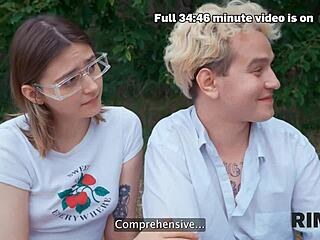 rim4k features two girls handling a cleanup during camping.