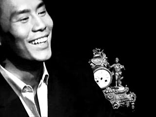 jodi james takes double facial after threesome fuck with anal gaping and fishnets lingerie