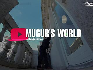 busty victoria summers deepthroats big cock then rides cowgirl and doggystyle with burglar in homemade interracial quickie. gaping pussy lips spread after missionary orgasm.