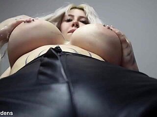 Blonde with big tits dominates by sitting on your face with pussy and ass 😏