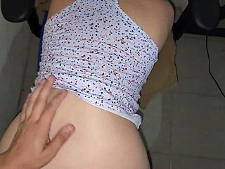 Xxx asi de facil es mi hijastro with amateur couple's first time hairy pussy creampie in homemade taboo roleplay