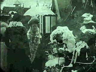 Retro vintage scene shows hairy pussy getting erotic blowjob and fucking