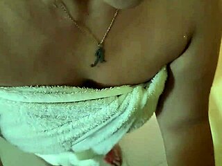 I find my best friend's mom in the shower and she gives me a blowjob in this amateur homemade video. She's a curvy milf with big natural tits flashing outdoors as a taboo exhibitionist.