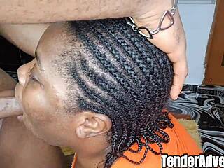 गीला डीप थ्रोट ब्लोजॉब से बड़े लंड की पैशनेट डॉगी क्रिपी