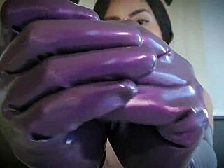 latex glove fetish asmr
