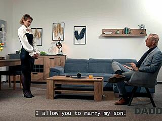 Why read boring books when you can fuck your boyfriend's rich stepdaddy on the sofa instead!