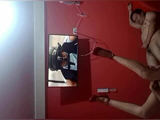 hermanastro caught me in dad's room, made me suck verga, then fucked me hard as his perra hermanastra