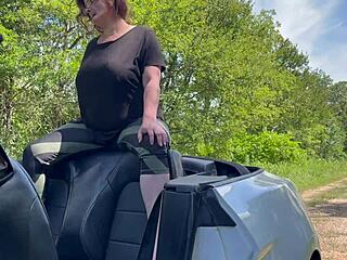 Wickedphoenix shares curvy car update from July 14 2024 image. Amateur content features natural elements.