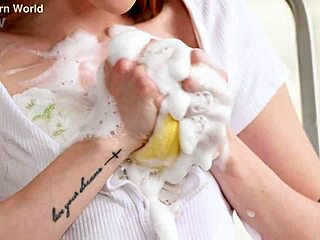 Hey, stunning cleaner Tiffany Tatum takes messy facial from BBC client GP2980! 😈