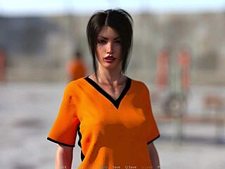 let's play prison life part 1 with shaved pussy fingering 😏