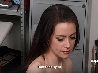 Dialogic-Provocative adding one more teen 18+ shoplifter to caught and fucked list