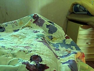 Perverted Stepmother Wants Stepson To Watch! She Pisses From Hairy Pussy!