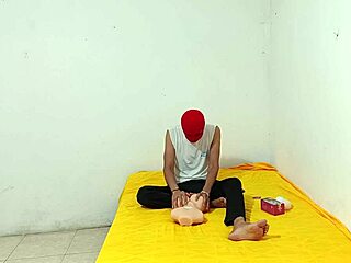 i brought my best friend a torso to masturbate my flaccid penis since she's such a slut