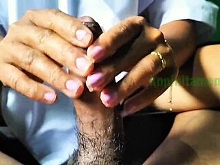 Hey, check out this indo teen learning blowjob skills