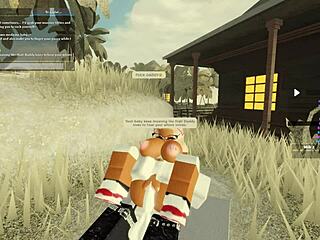 84 Roblox Porn with Big Tits Blonde Blowjob and Wet Sex in New Zealand.