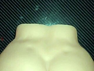 In this homemade clip, a real doll gets bent over the desk for doggystyle anal and pussy fucking. Cum drips from her gaping asshole after a creampie and slap.