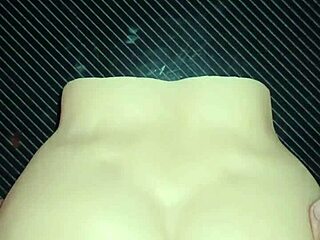 In this homemade clip, a real doll gets bent over the desk for doggystyle anal and pussy fucking. Cum drips from her gaping asshole after a creampie and slap.