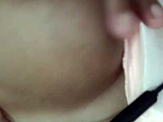 Housewife masturbates on video call to satisfy her lover with big natural tits in solo pornstar session