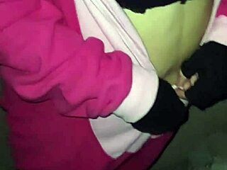 I feel so thrilled harassing this curvy Venezuelan mature in Stitch bride costume on Lima streets for public anal flashing part 1.