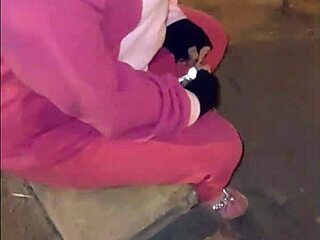 I feel so thrilled harassing this curvy Venezuelan mature in Stitch bride costume on Lima streets for public anal flashing part 1.