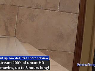 hey, dr tampa's locking up naomi alice with big ass and tits in latex gloves pov