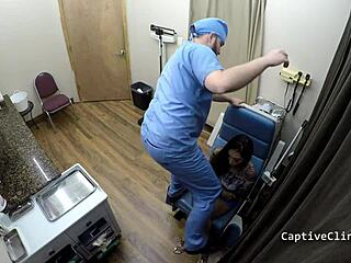 Hey, check out this wild lesbian torment in the clinica of america with stefania mafra 😈