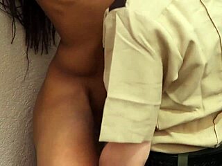 Lesbian redhead uses huge strapon to fuck ebony gal with dreads in shaved pussy action