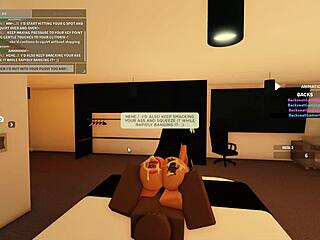 Roblox porn blacked with rough anal fucking