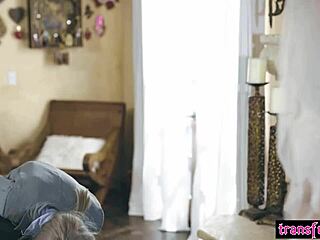 tranny bride korra del rio gets petite 18+ lola fae as gift