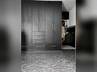 i get spied on by my stepdad in the shower then we fuck hard in my room with anal and squirting