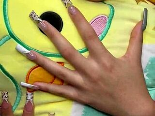 oh wow... hot school girl in skimpy outfit teasing with her tight shaved pussy, ready to make older daddy cum hard 😏💦 she's petite and kinky, showing off that hairless belly and wet solo play in homemade roleplay