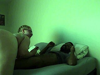 This pawg with glasses wakes me up for more of my black cock. She rides cowgirl style, deepthroats roughly, and her wet pussy takes it all in homemade interracial action.