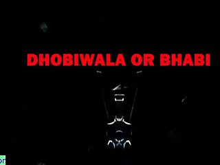 Hey, check out this horny bhabhi having sudden naughty sex with the local laundry boy in close-up action