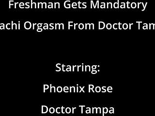 freshman you gotta take this mandatory hitachi orgasm from the doctor tampa phoenix rose