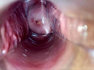 oh man, check out this pulsating orgasm right inside her vagina, it's intense!
