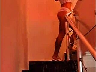 skinny stepdaughter nick niquita gives perky ass to stepdad vagninho's big dick backstage