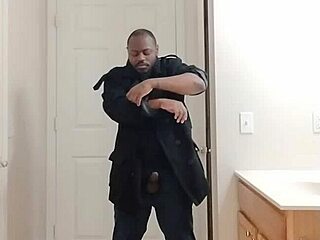 i just got home from work... fantasizin bout my girlfriend wife... dry masturbatin leads to slow moist cum 3