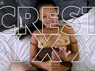 wanna see cam crest's massive cock in pov handjob tease?