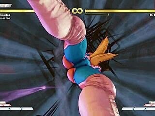 R. Mika flaunts her big ass on cam fight street style