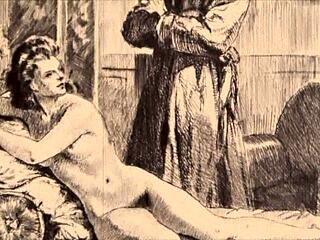 vintage erotic cartoons blend antique retro allure