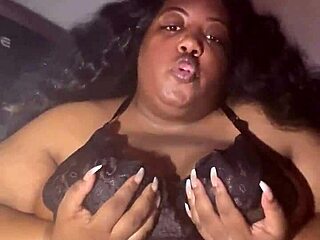 Ava Knightly's Juicy Ebony Ass Oiled Before Bed Tease