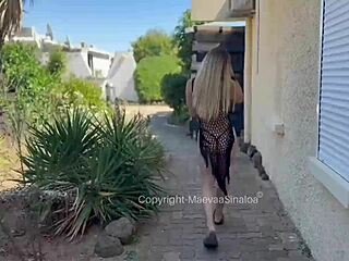 Married woman Maeva Sinaloa fucked secretly street daytime!