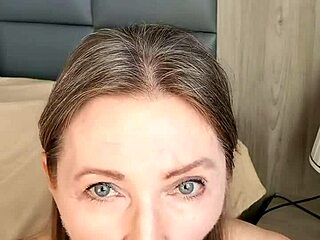 Busty stepmom unveils futanari surprise with two cocks thrusting hard in homemade POV action session