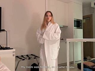 stepsis shares bed i cum deep in her pussy after catching jerk off